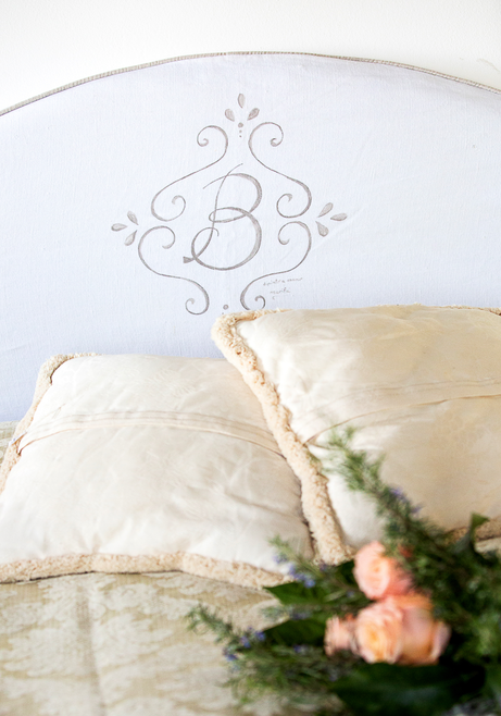 bed of the Bridal Suite in a Tuscan Villa