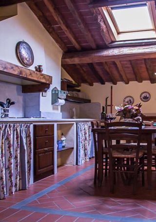 kitchen, holiday apartment with two bedrooms, Tuscany